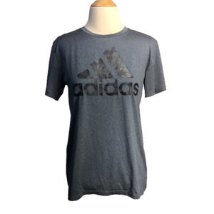 ADIDAS‎ Youth L (14-16) Grey Crew Poly Tee